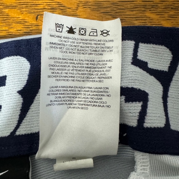 Nike Mens Dri-Fit Baseball Pants in Silver Size Medium - Picture 11 of 11